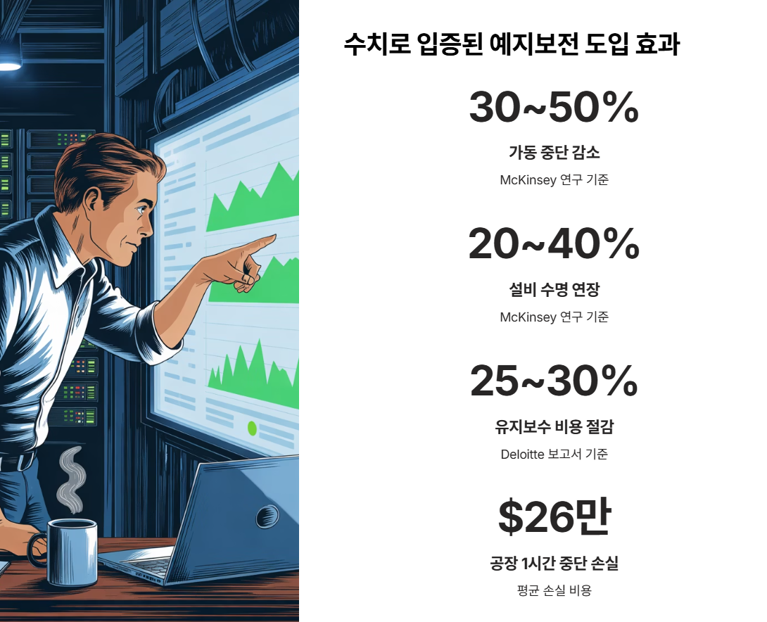 예방정비와 예지보전 차이, 데이터로 읽는 AI 설비관리의 미래