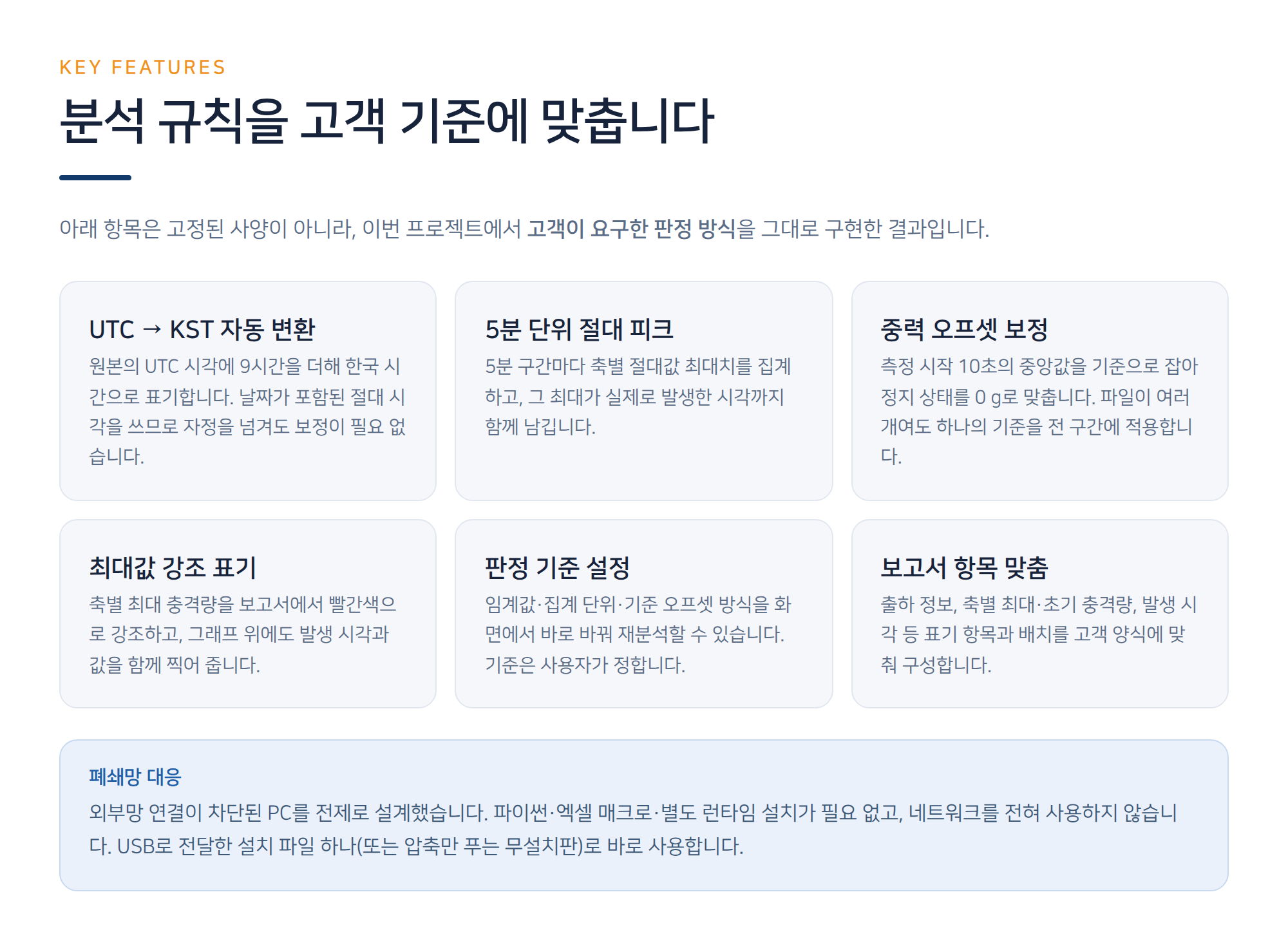 이송 중 충격, 데이터로거로 측정하고 진동분석 보고서까지 자동 생성하기