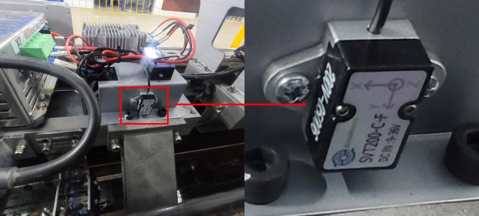 물류센터 레귤레이터 이상 감지 모니터링 시스템 (BROADSENS 무선 진동 모니터링 시스템)