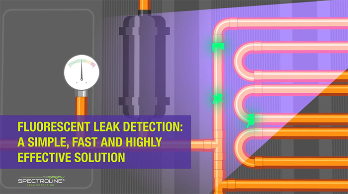[SPECTROLINE] UV 형광염료를 사용한 냉난방공조 (HVAC) 누출 감지
