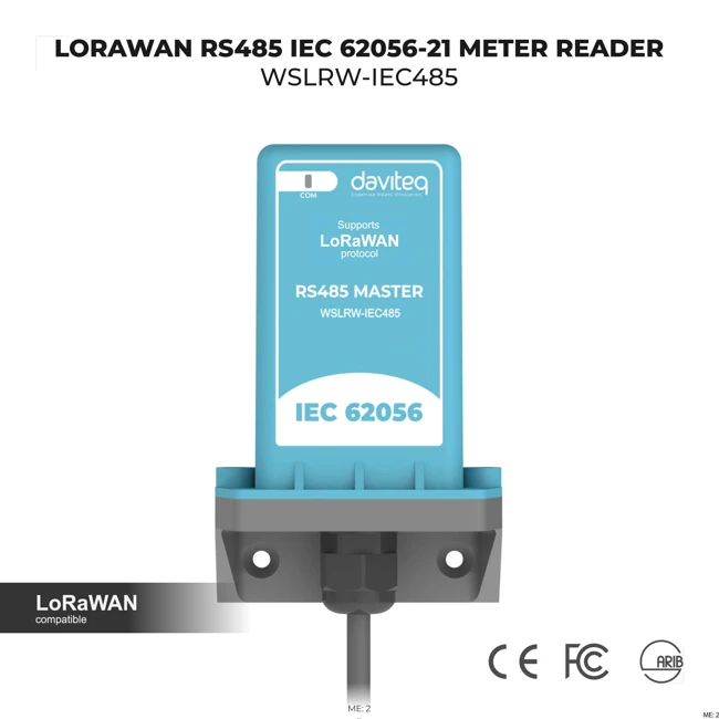 DAVITEQ WSLRW-IEC485 IEC 62056-21 검침