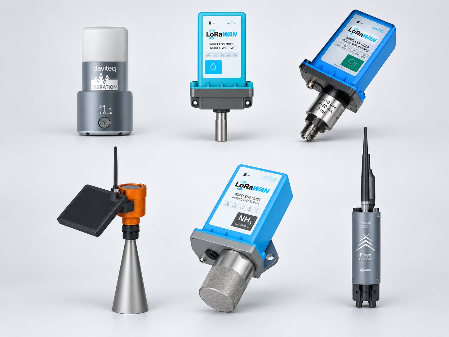 DAVITEQ LoRaWAN 구조물 기울기·풍향 센서